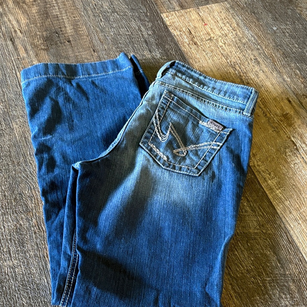 Cruel Girl Women's Blue Boot Cut Jeans
